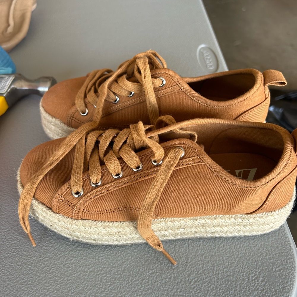 Zara Kids Platform Espadrilles
